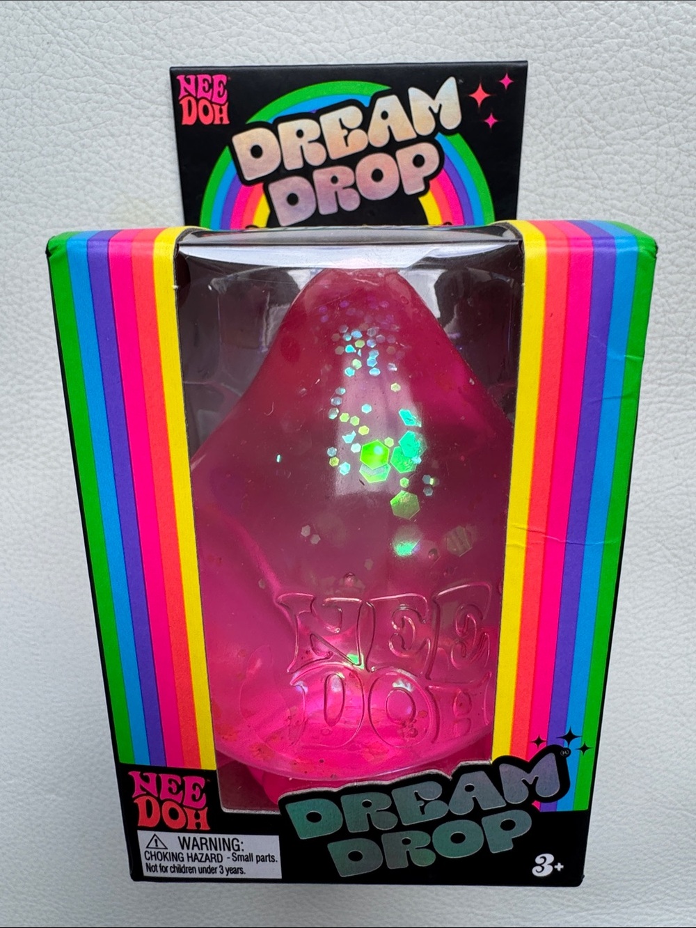 RARE NeeDoh Dream Drop + Stand Pink Squishy TikTok Viral Toy New SHIPS TODAY!